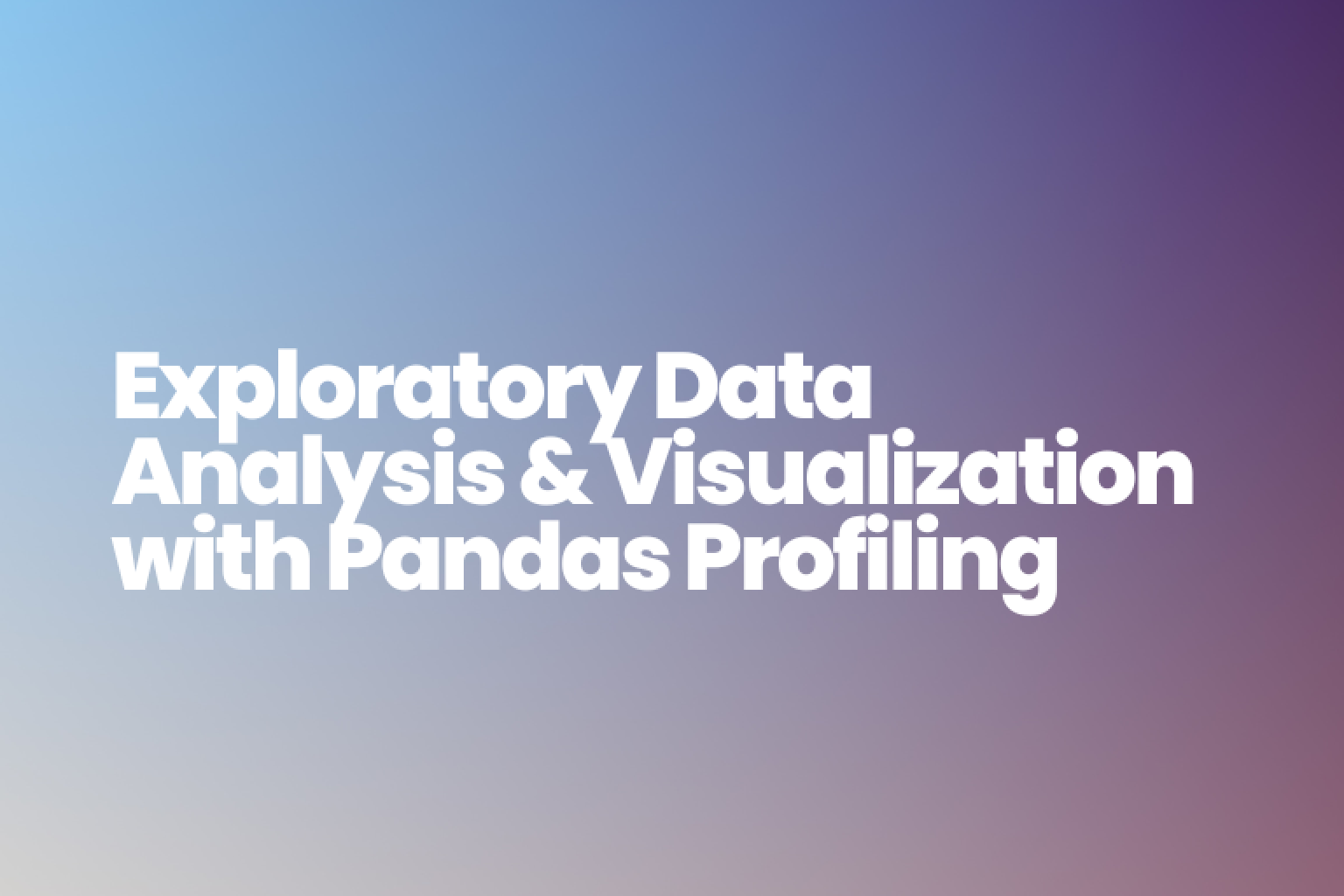 Learn how to perform Exploratory Data Analysis in Python using Pandas Profiling and RATH. Understand the advantages and disadvantages of each method and choose the best one for your data science workflow.